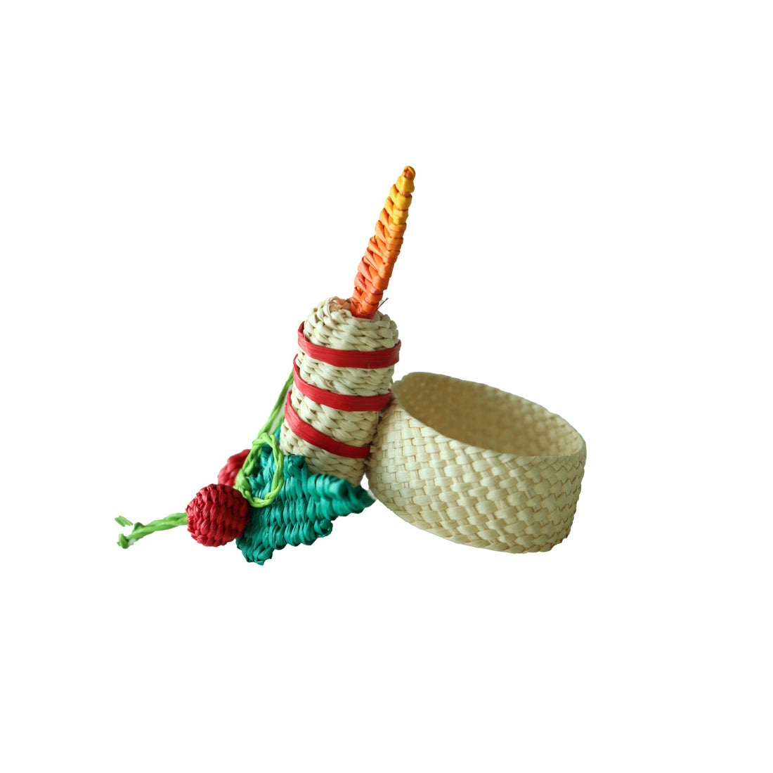 Christmas Candle Napkin Ring Set image 0