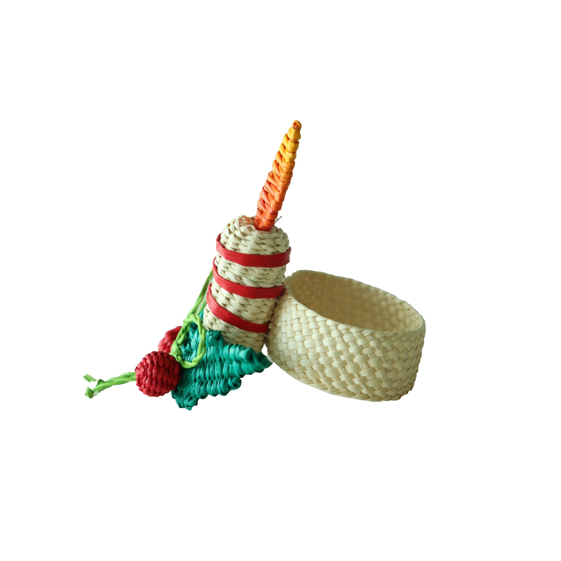 Christmas Candle Napkin Ring Set image 1