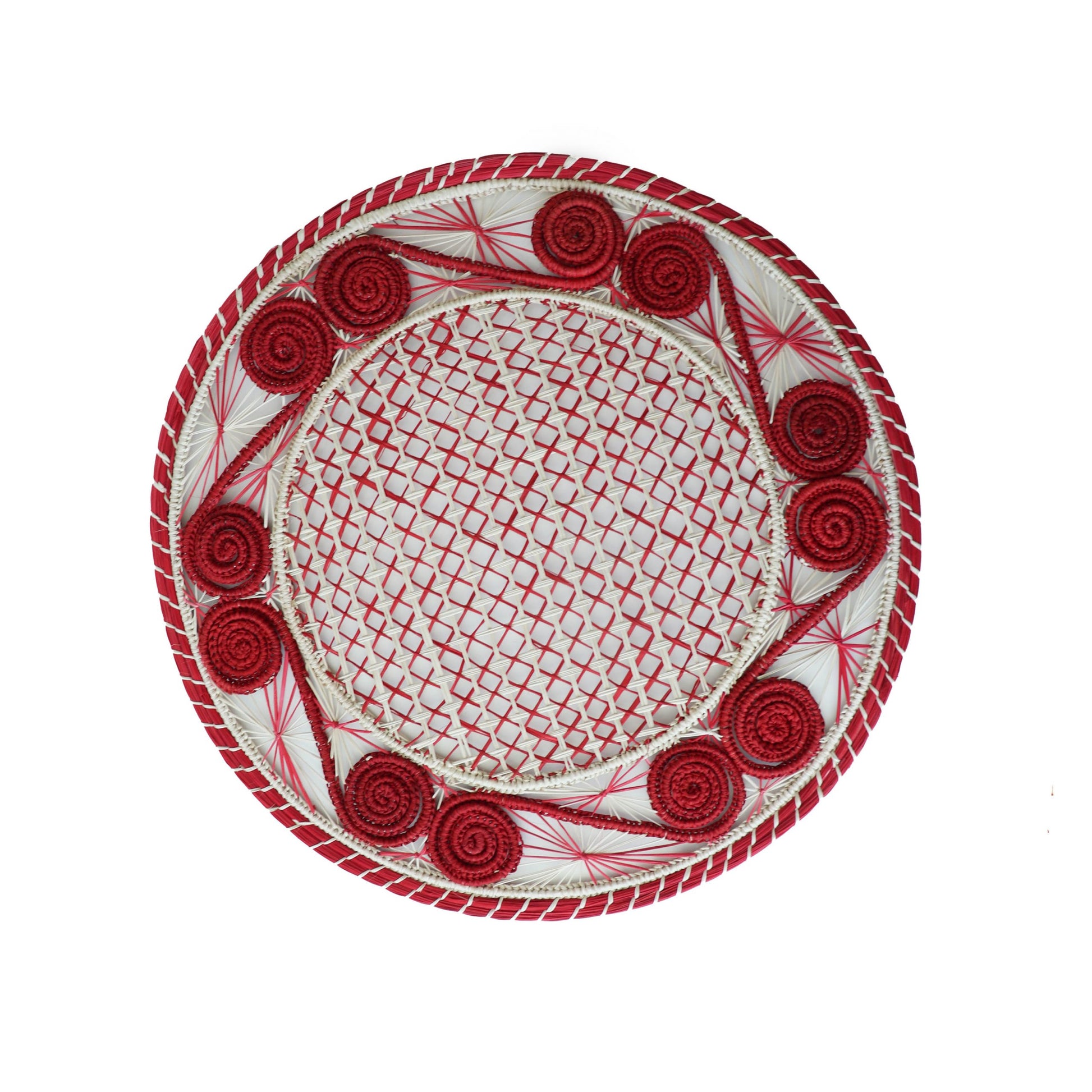 Caracoli Colored Placemat - Red image
