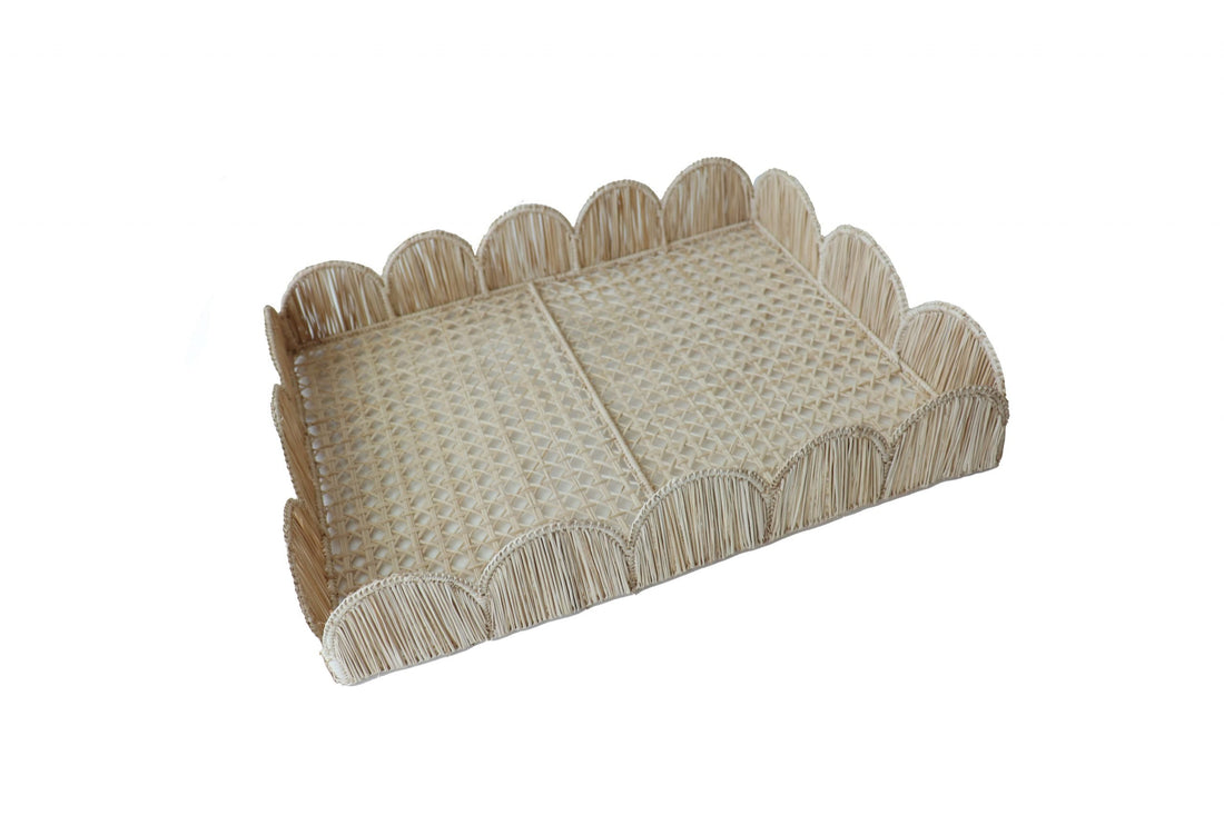 Scallop Rectangular Tray image 0