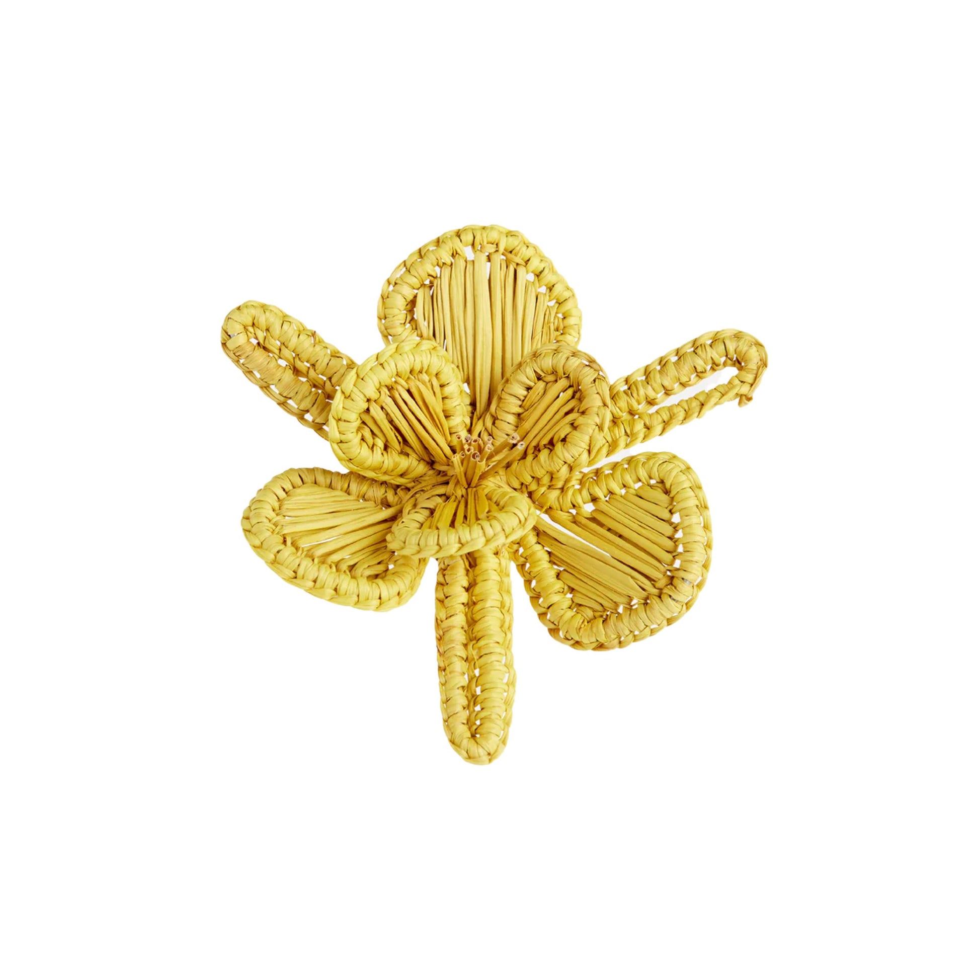 Orchid Napkin Ring - Yellow image