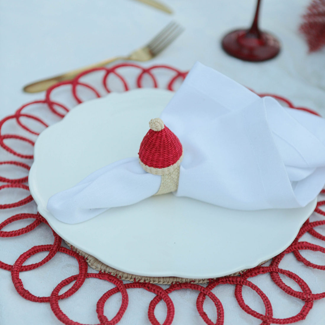Christmas Hat Napkin Ring image 0