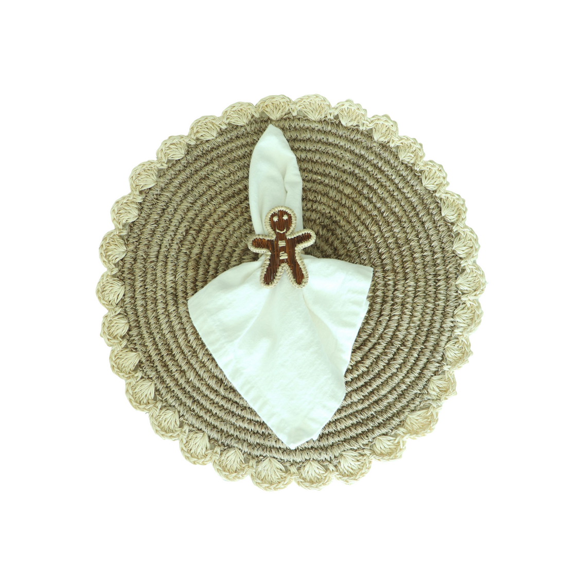 Gingerbread Man Napkin Ring image 0