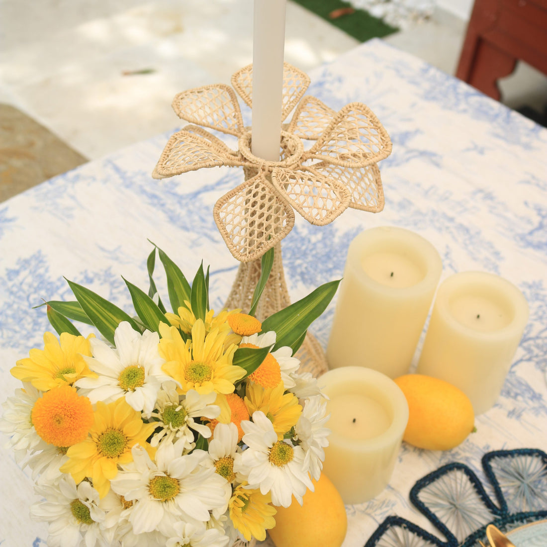 Palm Tree Candlestick Set image 0