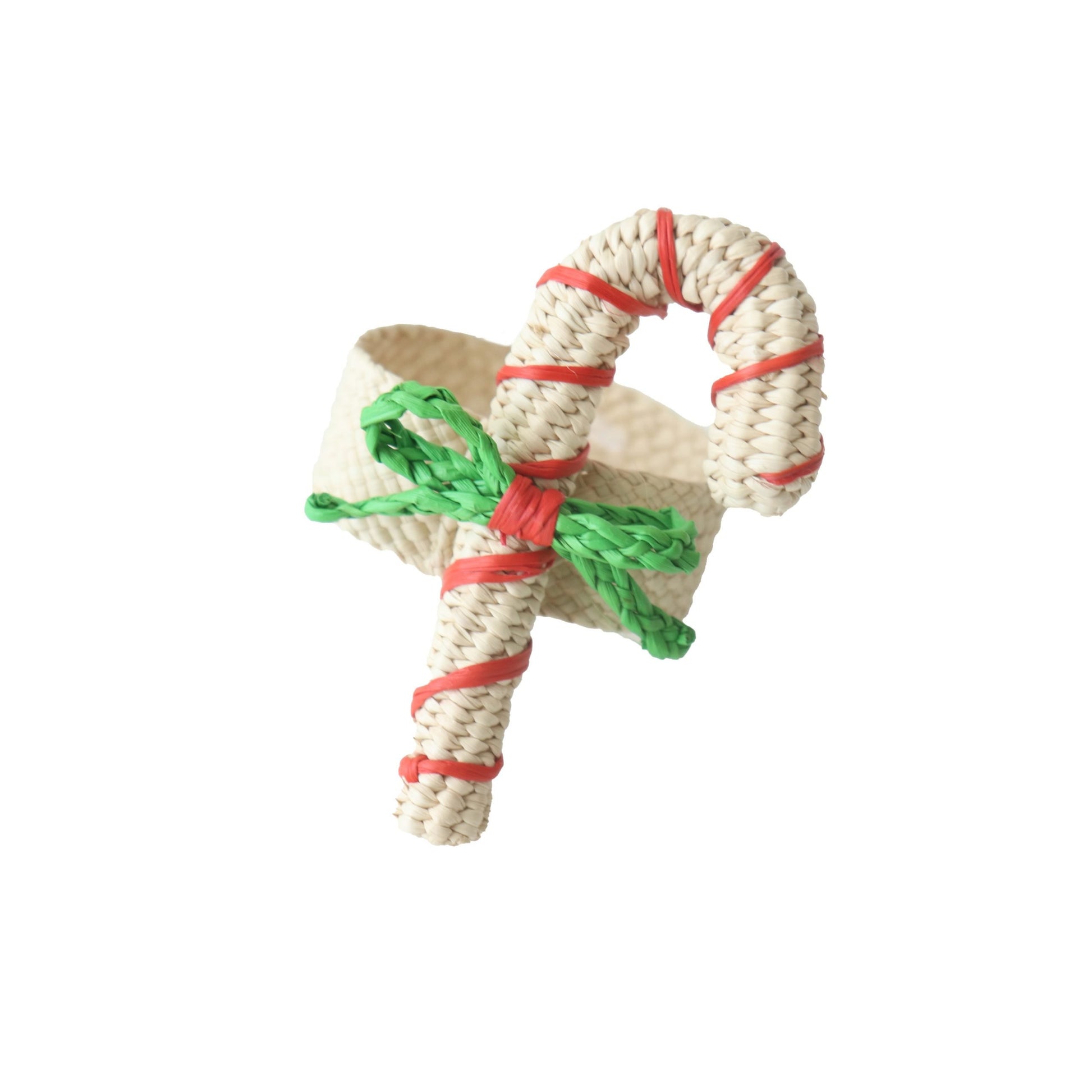 Candy Cane Napkin Ring - Natural/No color image