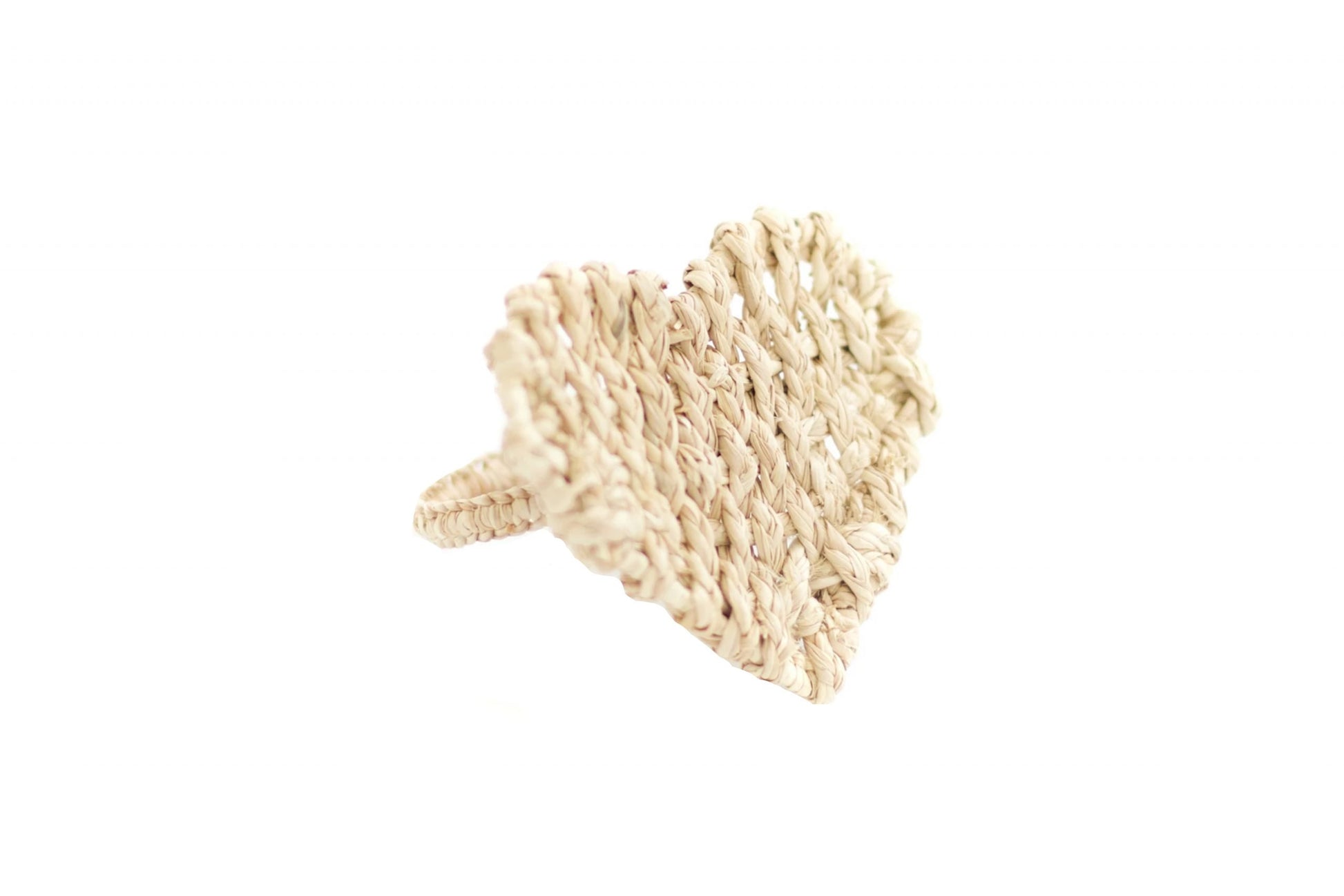 Heart Woven Napkin Ring image 0