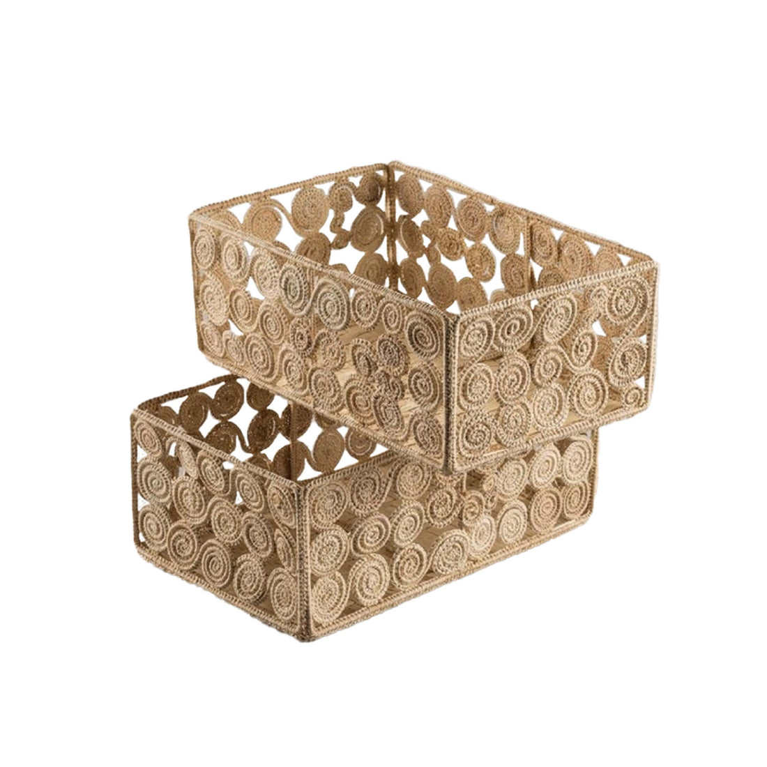 Caracolito Rectangular Basket image 0