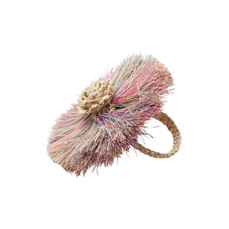 Pastel Fringe Napkin Ring image 0