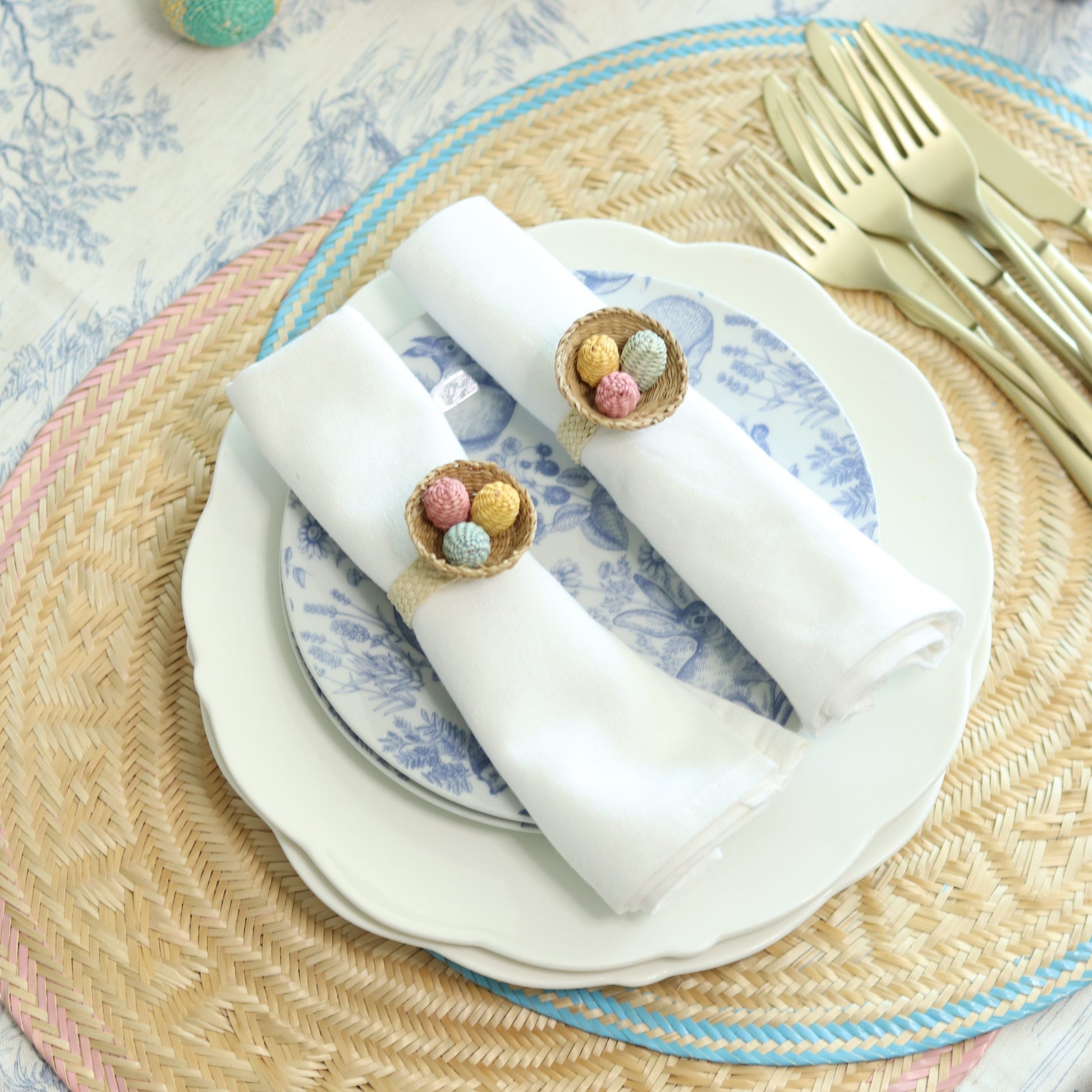 Egg Basket Napkin ring image 2