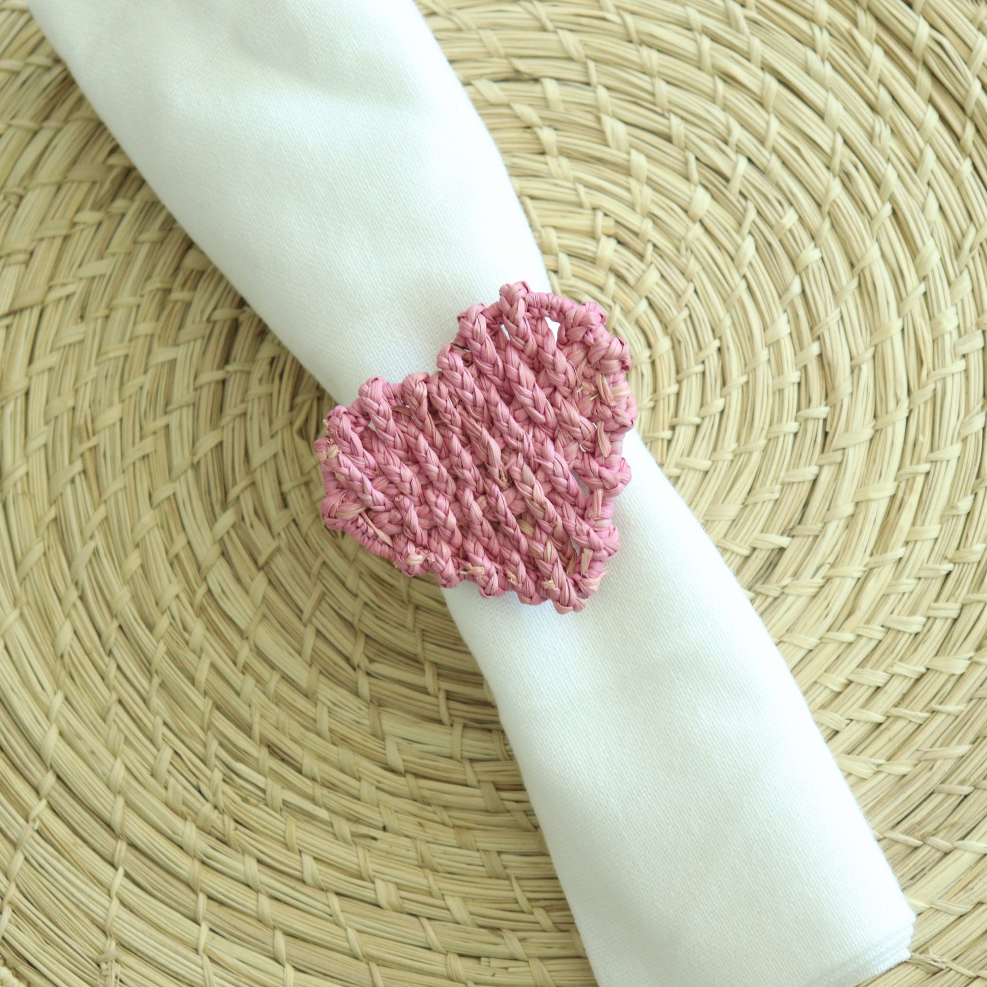 Heart Woven Napkin Ring image 2
