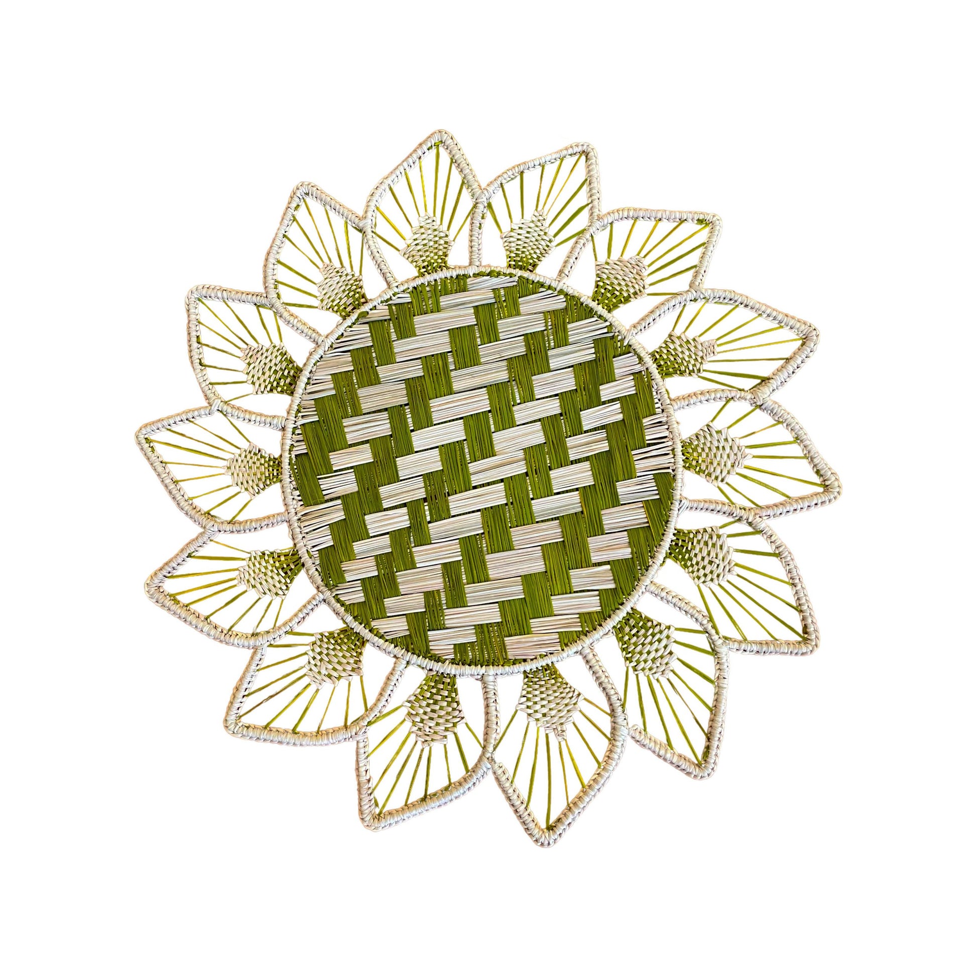 Leaves Woven Placemat - Olive image