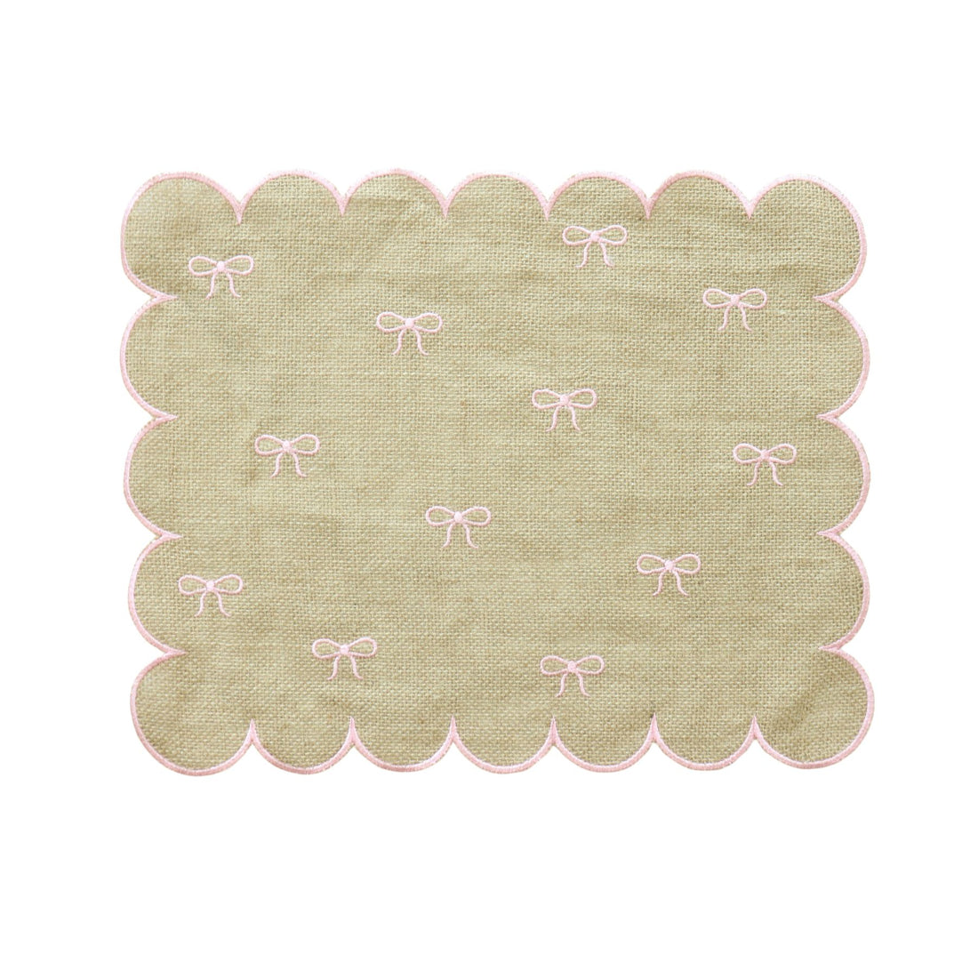 Rectangular Mini Bows Placemats x 4 image 0