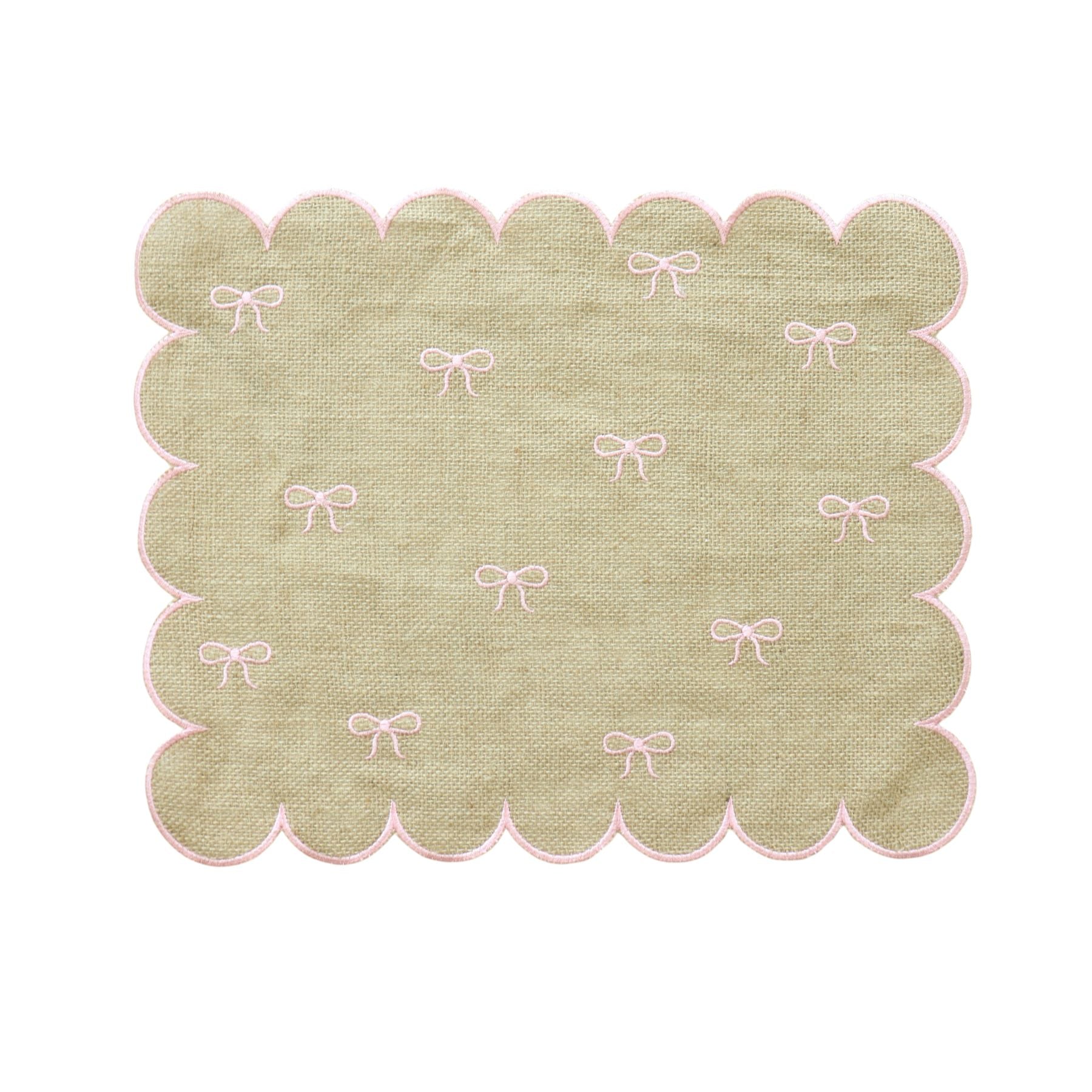 Rectangular Mini Bows Placemats x 4 image 0