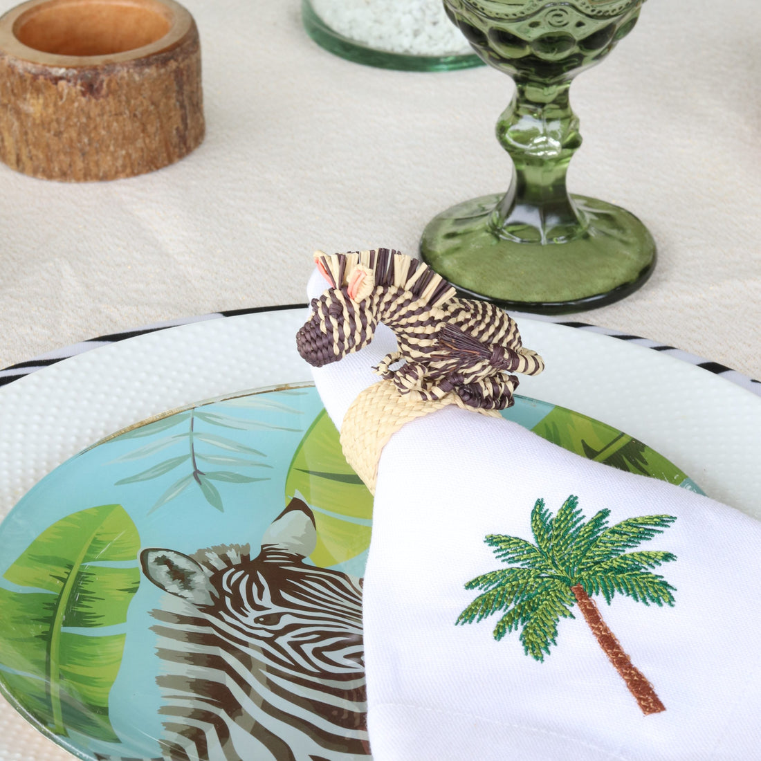 Zebra  Napkin Ring image 0