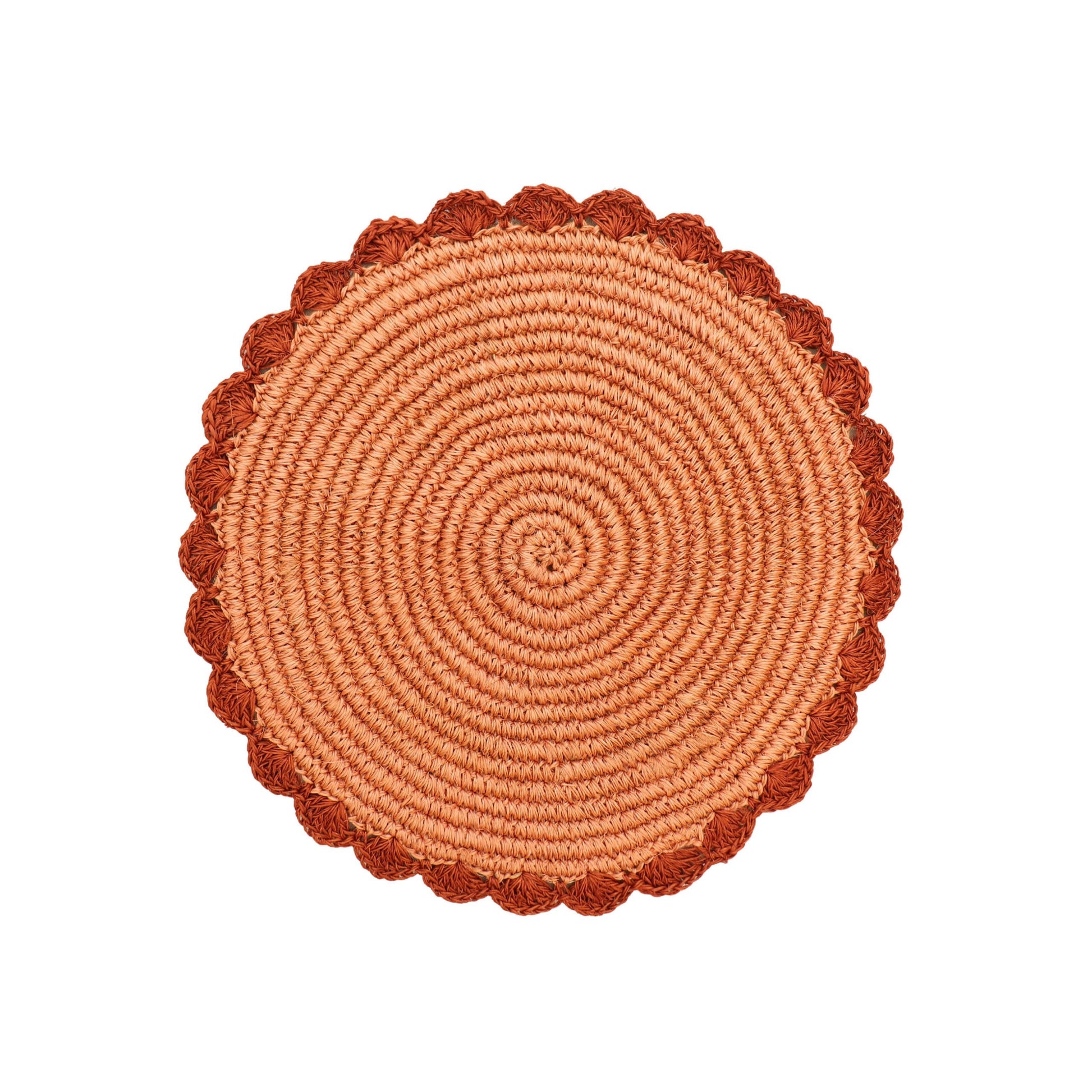 Rococo Semi Placemats - Salmon image