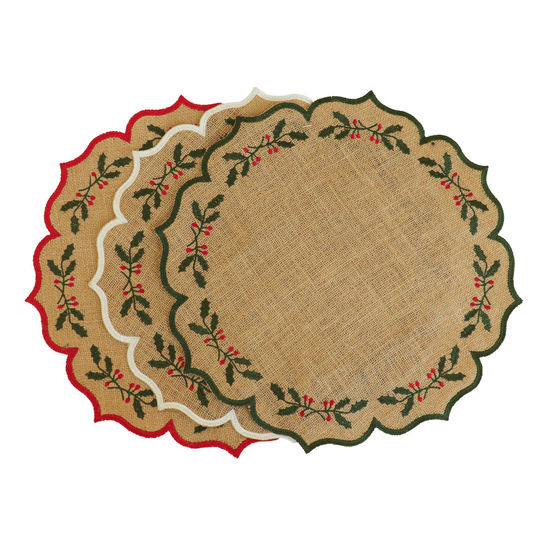 Burlap Christmas Placemat image 0
