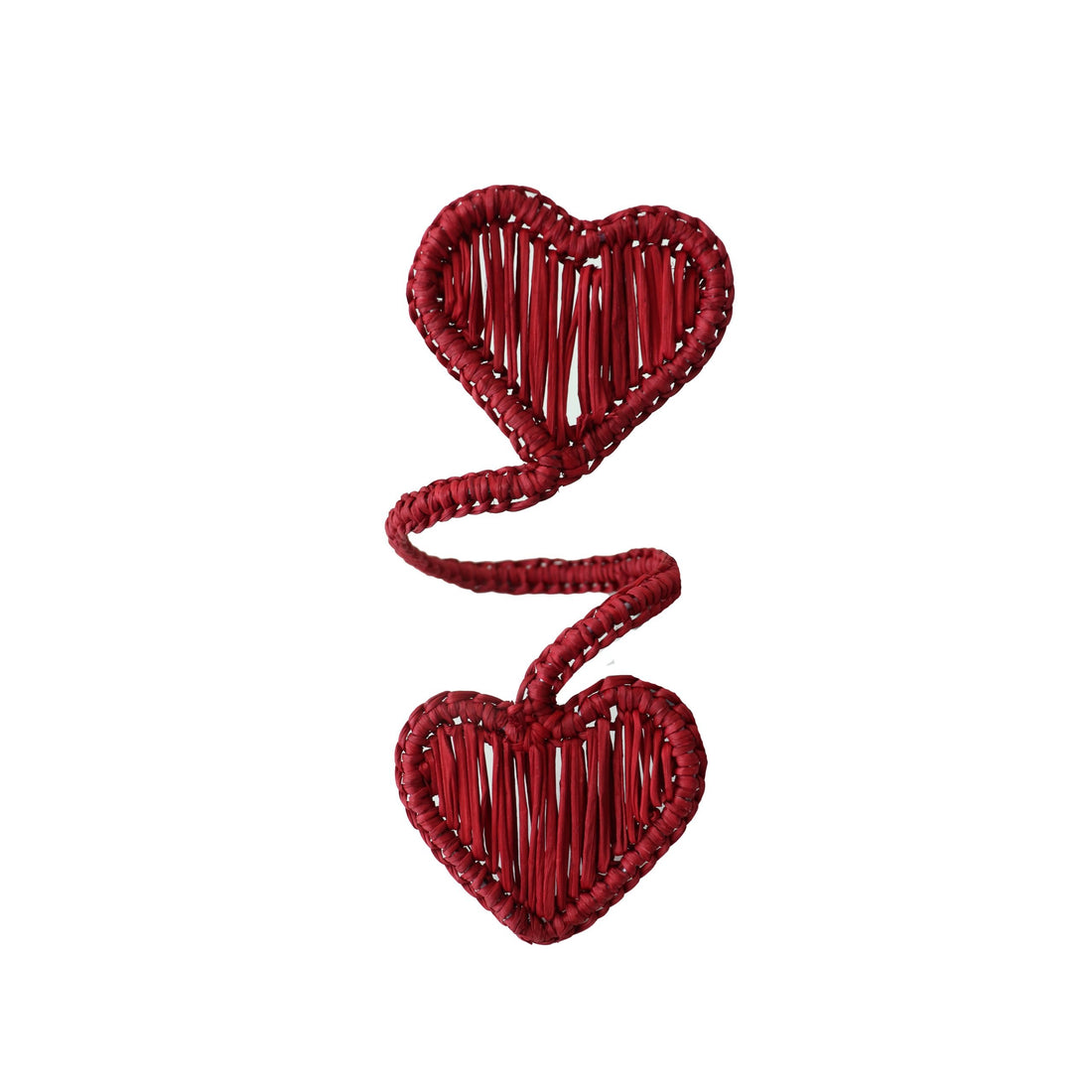 Double Heart Napkin Ring image 0
