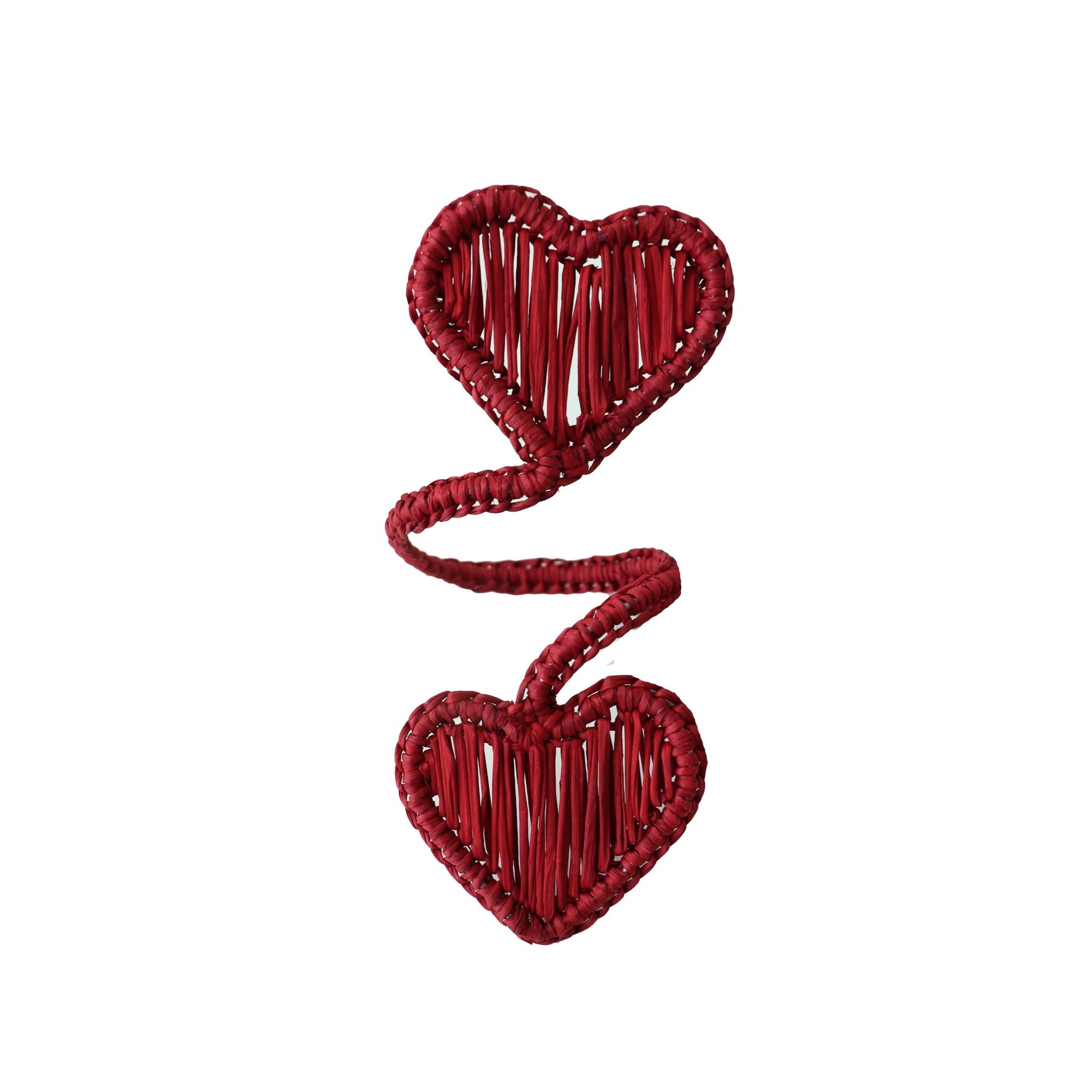 Double Heart Napkin Ring image 0