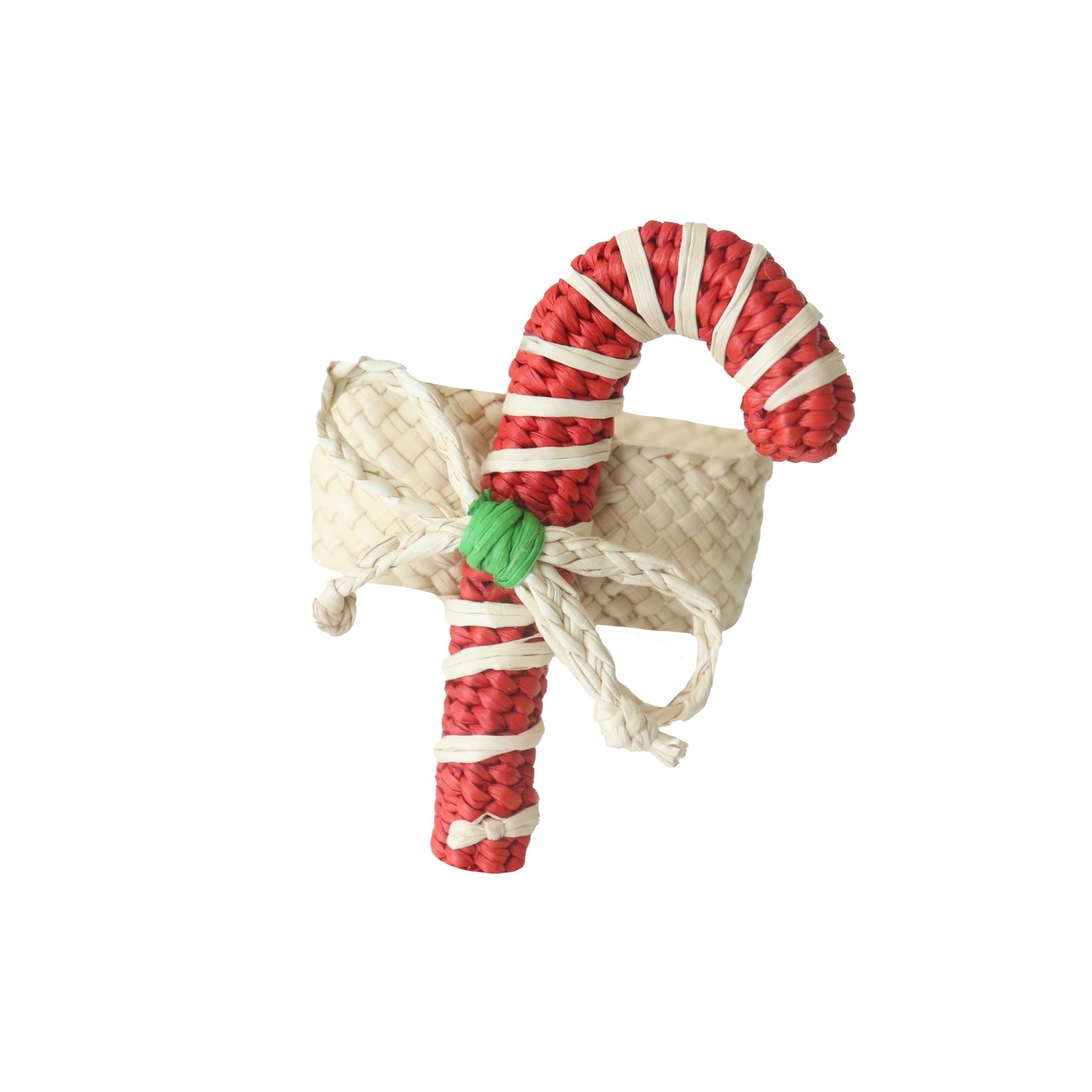 Candy Cane Napkin Ring - Red image