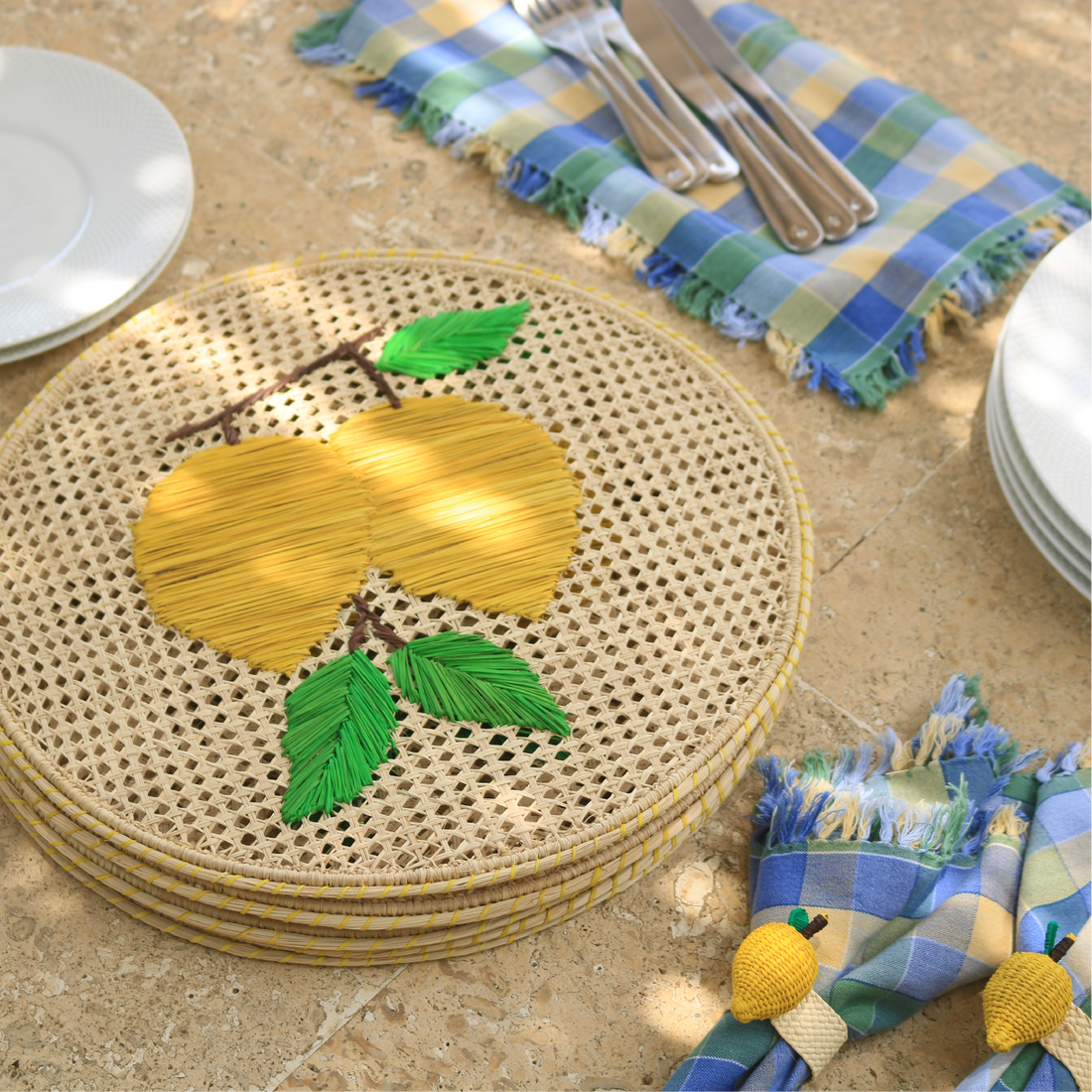 Amalfi Lemon Placemats image 0